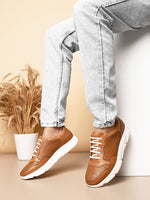 Mens Casual Orion Sneakers- Tan