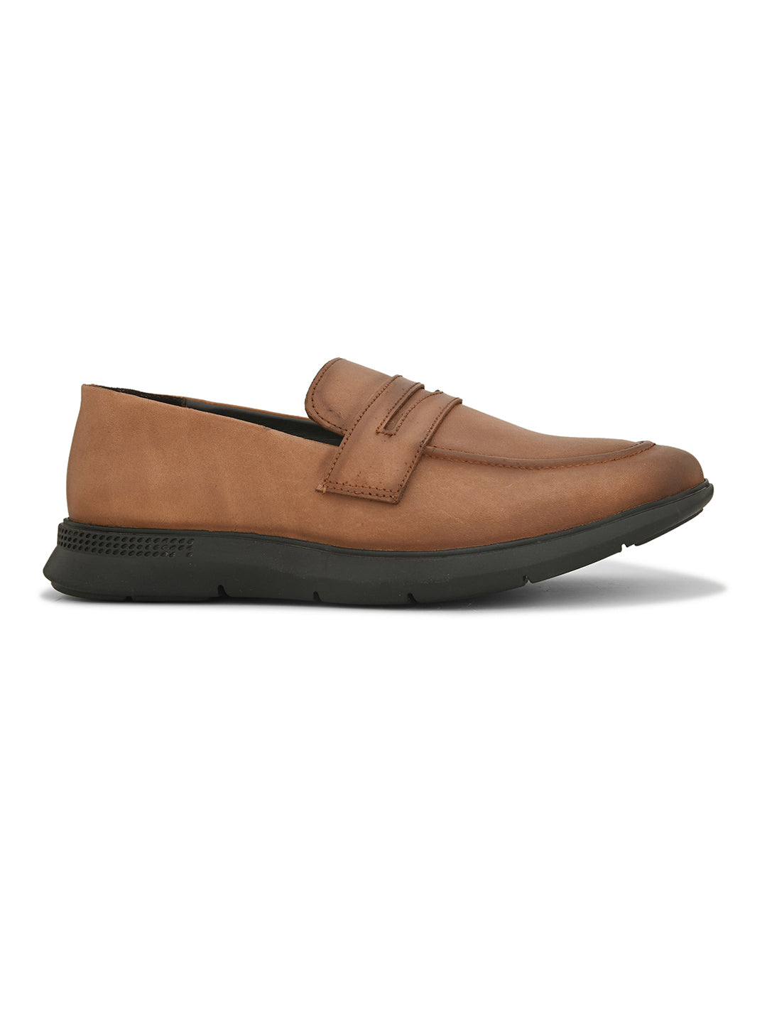 Mens Casual Penny Loafers- Tan