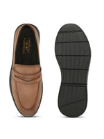 Mens Casual Penny Loafers- Tan
