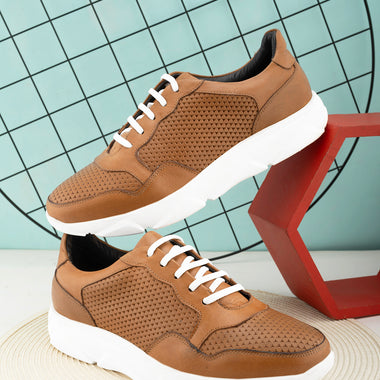 Mens Casual Orion Sneakers- Tan