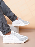 Mens Casual Blaze Sneakers- White
