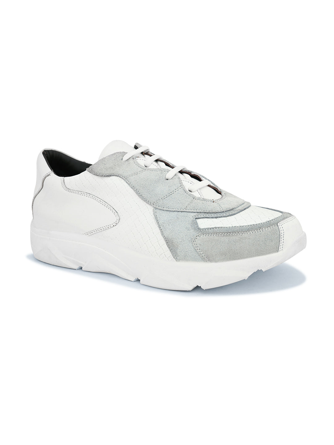 Mens Casual Blaze Sneakers- White