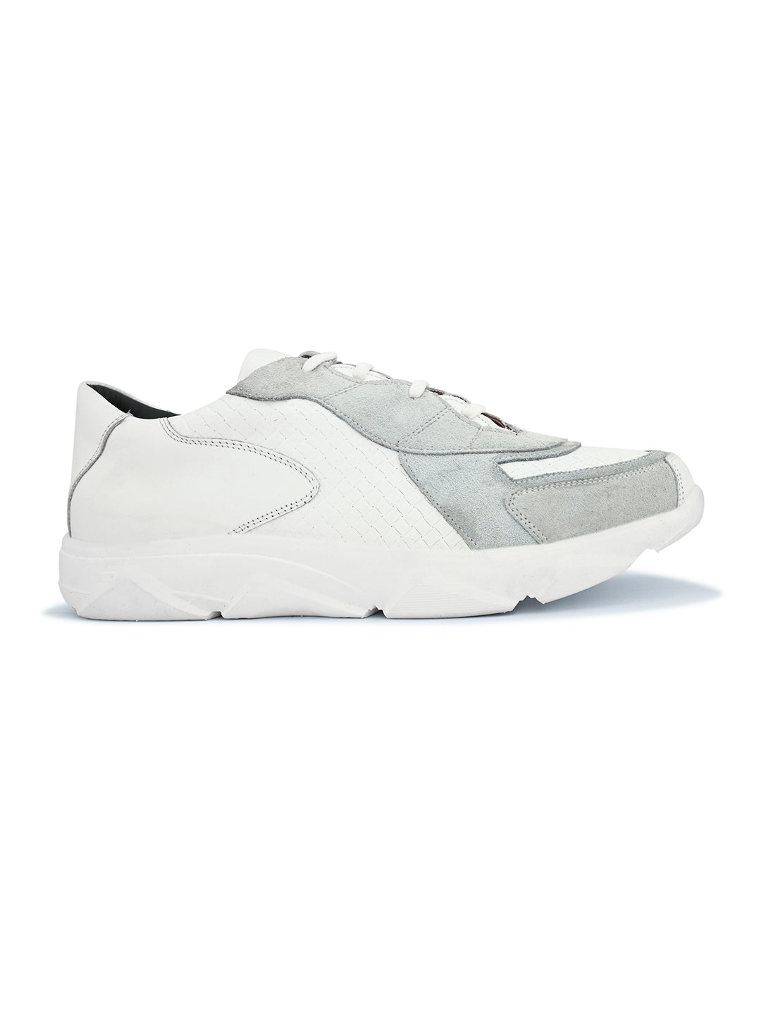 Mens Casual Blaze Sneakers- White
