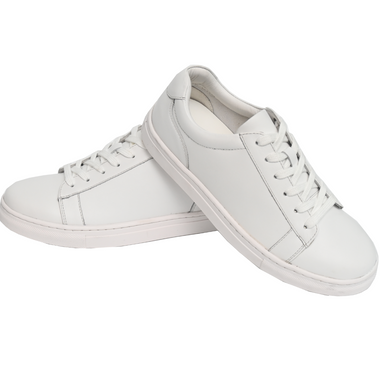 Men's Classic White Shoes - Sneakers