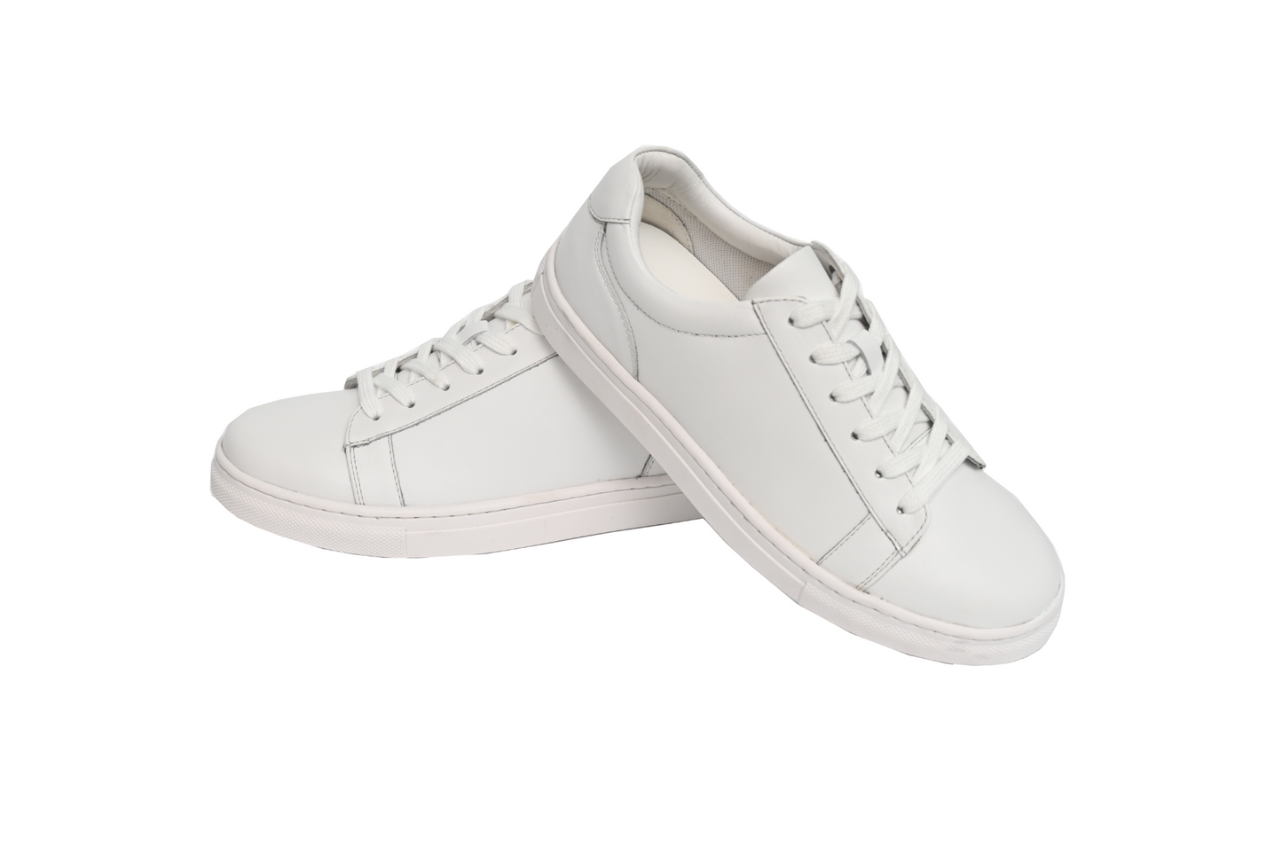 Men's Classic White Shoes - Sneakers