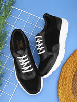 Mens Casual Andy Sneakers- Black