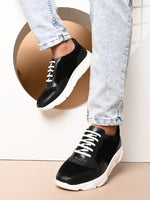 Mens Casual Andy Sneakers- Black
