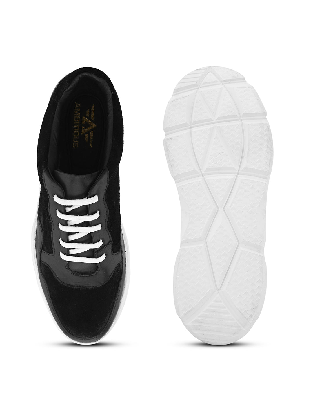 Mens Casual Andy Sneakers- Black