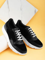 Mens Casual Andy Sneakers- Black