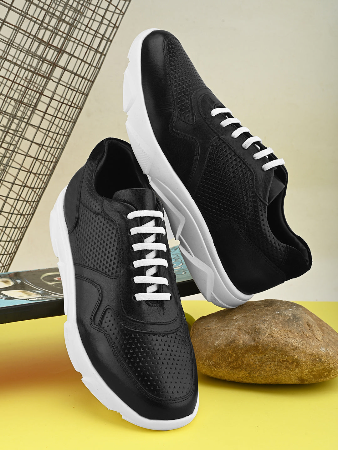 Mens Casual Orion Sneakers- Black