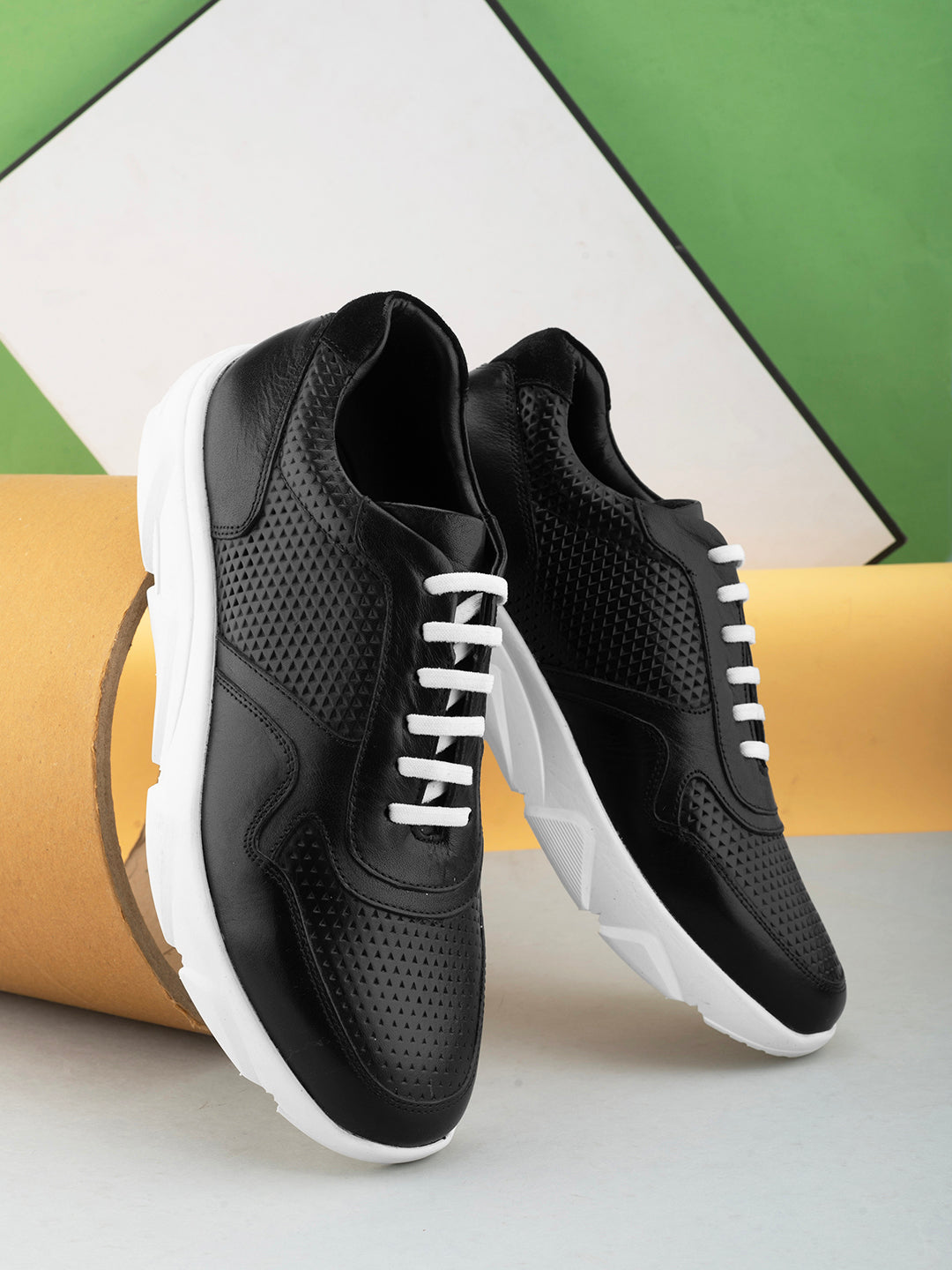 Mens Casual Orion Sneakers- Black