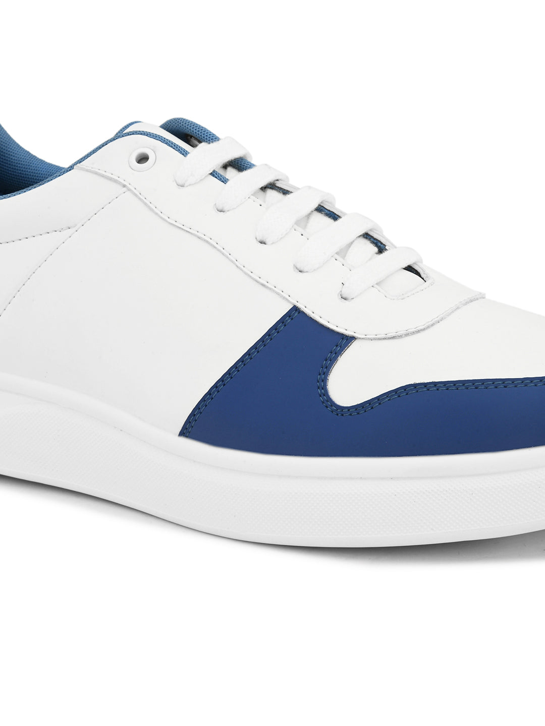 Mens Casual Ryder Sneakers- White Blue