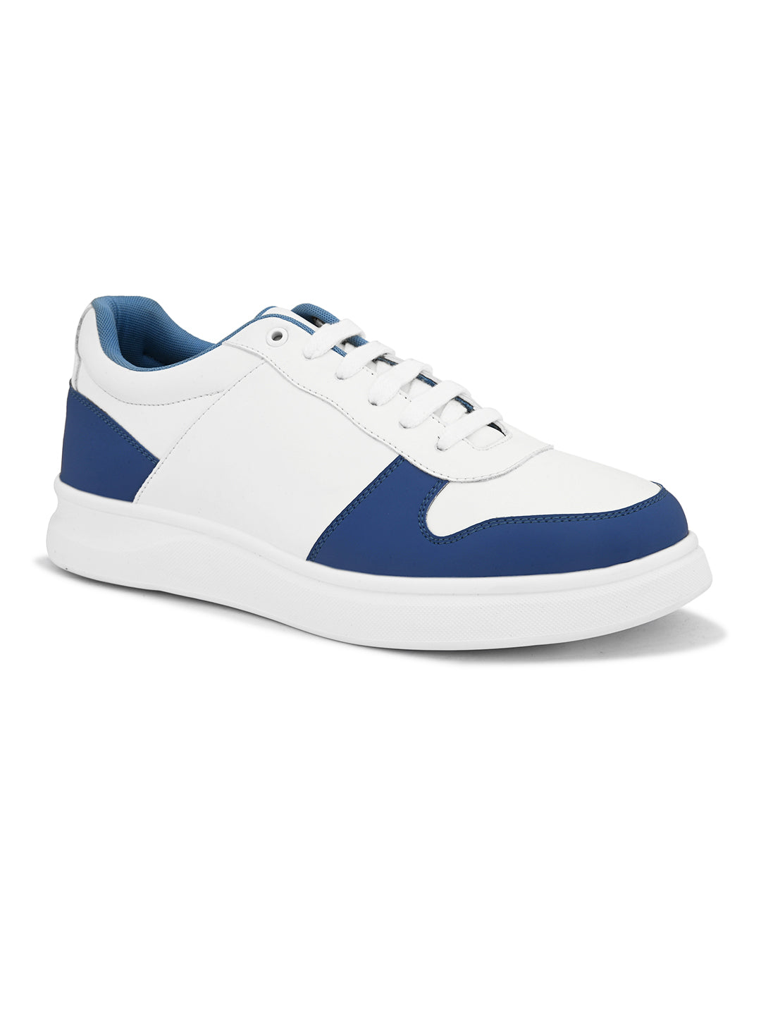 Mens Casual Ryder Sneakers- White Blue