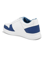 Mens Casual Ryder Sneakers- White Blue