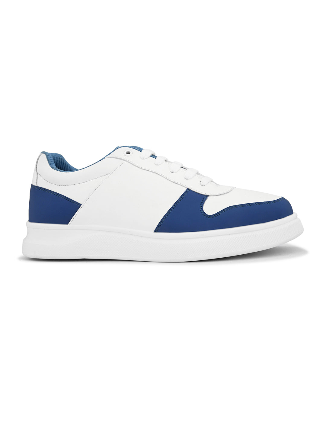 Mens Casual Ryder Sneakers- White Blue