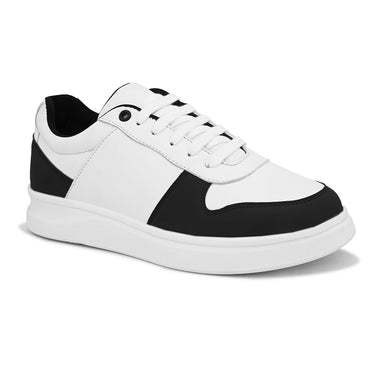 Mens Casual Ryder Sneakers- White Black