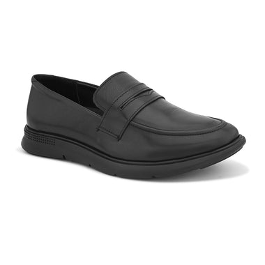 Mens Casual Penny Loafers- Black