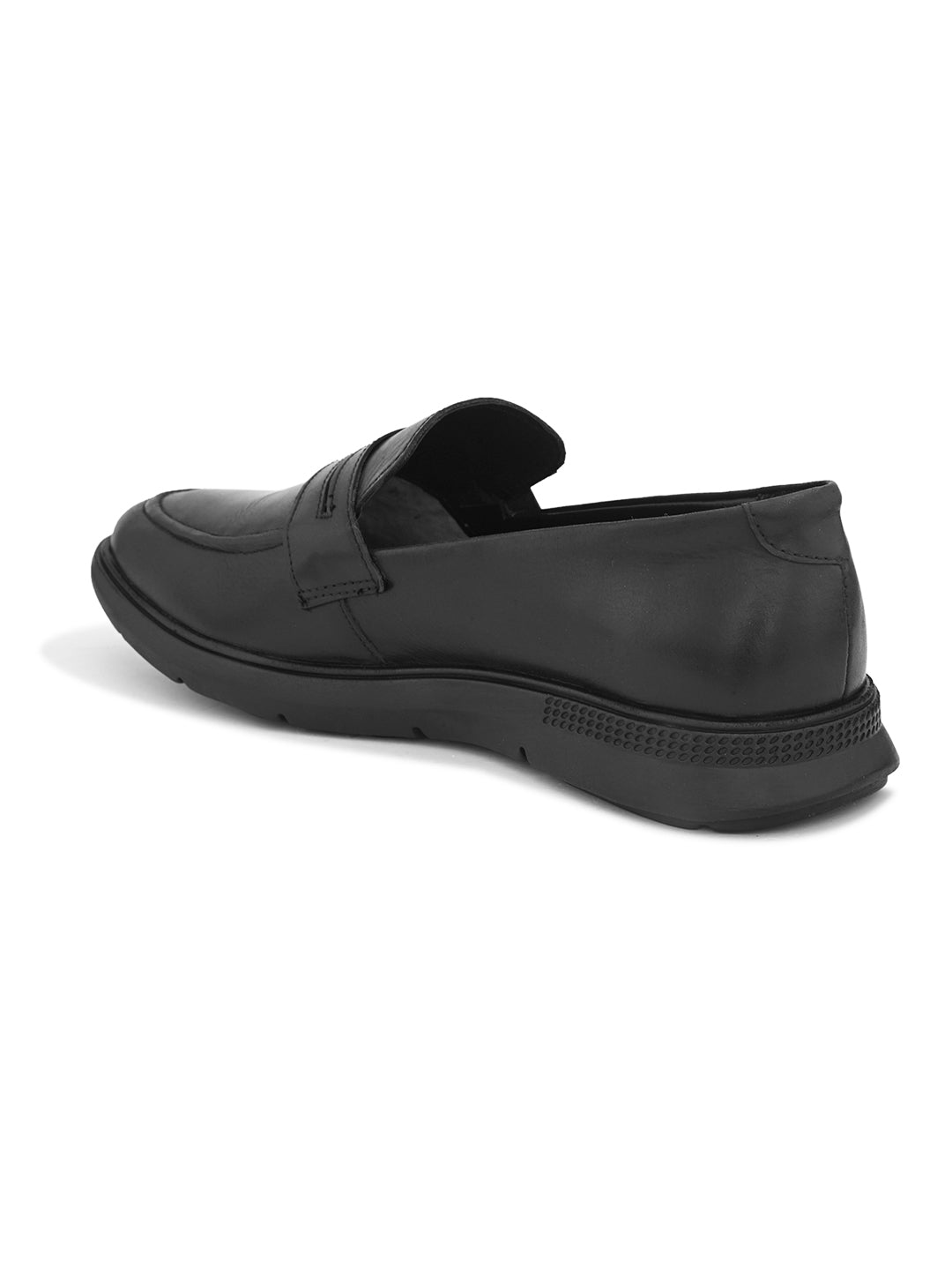 Mens Casual Penny Loafers- Black