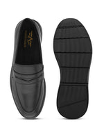 Mens Casual Penny Loafers- Black