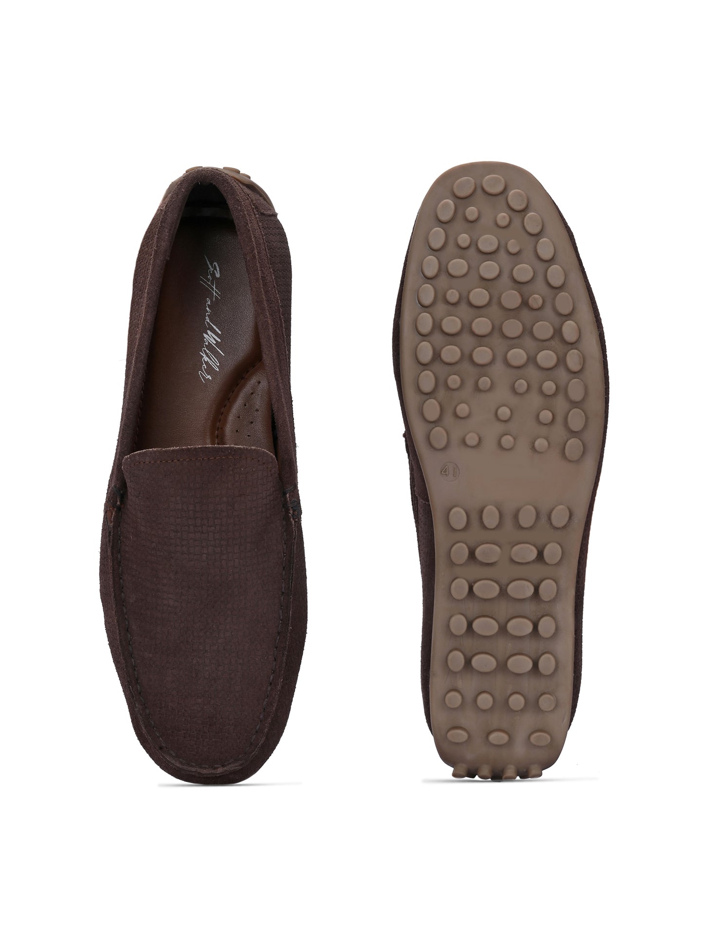 Men's Suede Moccasino - Cooper Brown