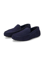 Men's Suede Moccasino - Cooper Navy Blue