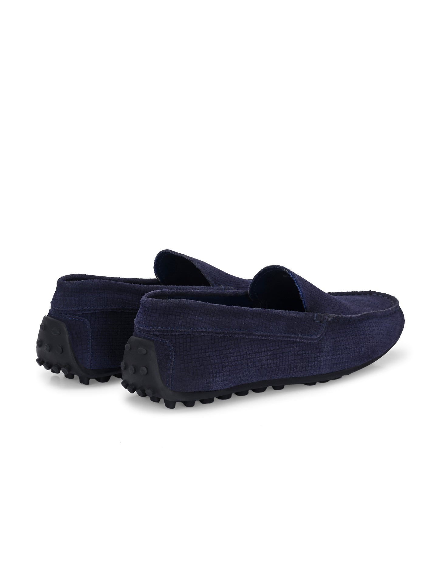 Men's Suede Moccasino - Cooper Navy Blue