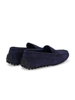 Men's Suede Moccasino - Cooper Navy Blue