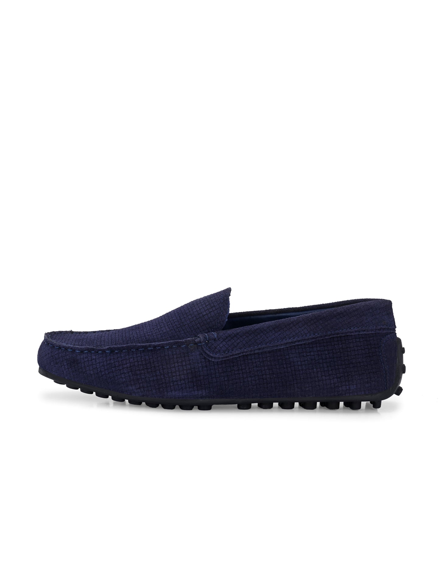 Men's Suede Moccasino - Cooper Navy Blue