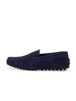 Men's Suede Moccasino - Cooper Navy Blue