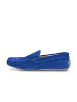 Men's Suede Moccasino - Austin Royal Blue