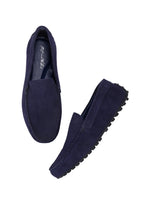 Men's Suede Moccasino - Cooper Navy Blue