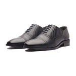 Men's Leather Ethan Toe Cap Shoe