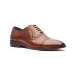 Men's Leather Ethan Toe Cap Shoe