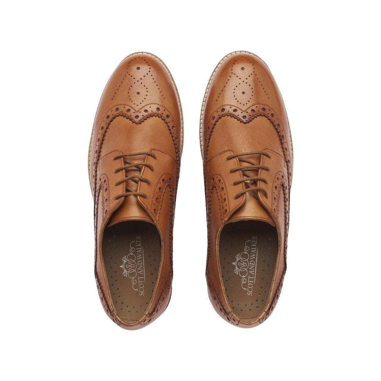 Men's Leather Oscar Brogue Shoe