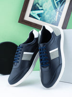 Mens Casual City Shoes- Navy