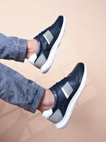 Mens Casual City Shoes- Navy