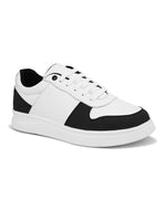 Mens Casual Ryder Sneakers- White Black