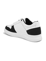 Mens Casual Ryder Sneakers- White Black