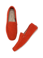 Men's Suede Moccasino - Austin Orange