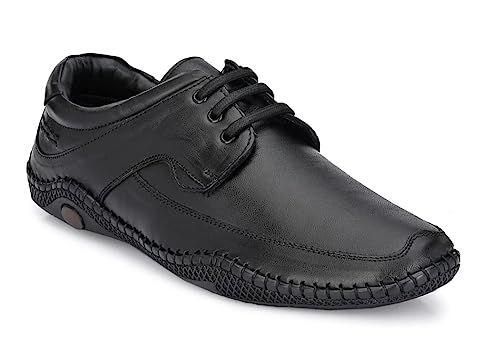 Roman Black Sandals For Men