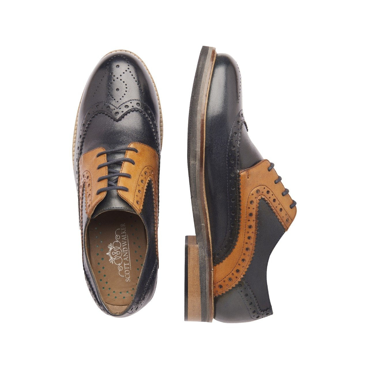 Men's Leather Oscar Brogue Shoe