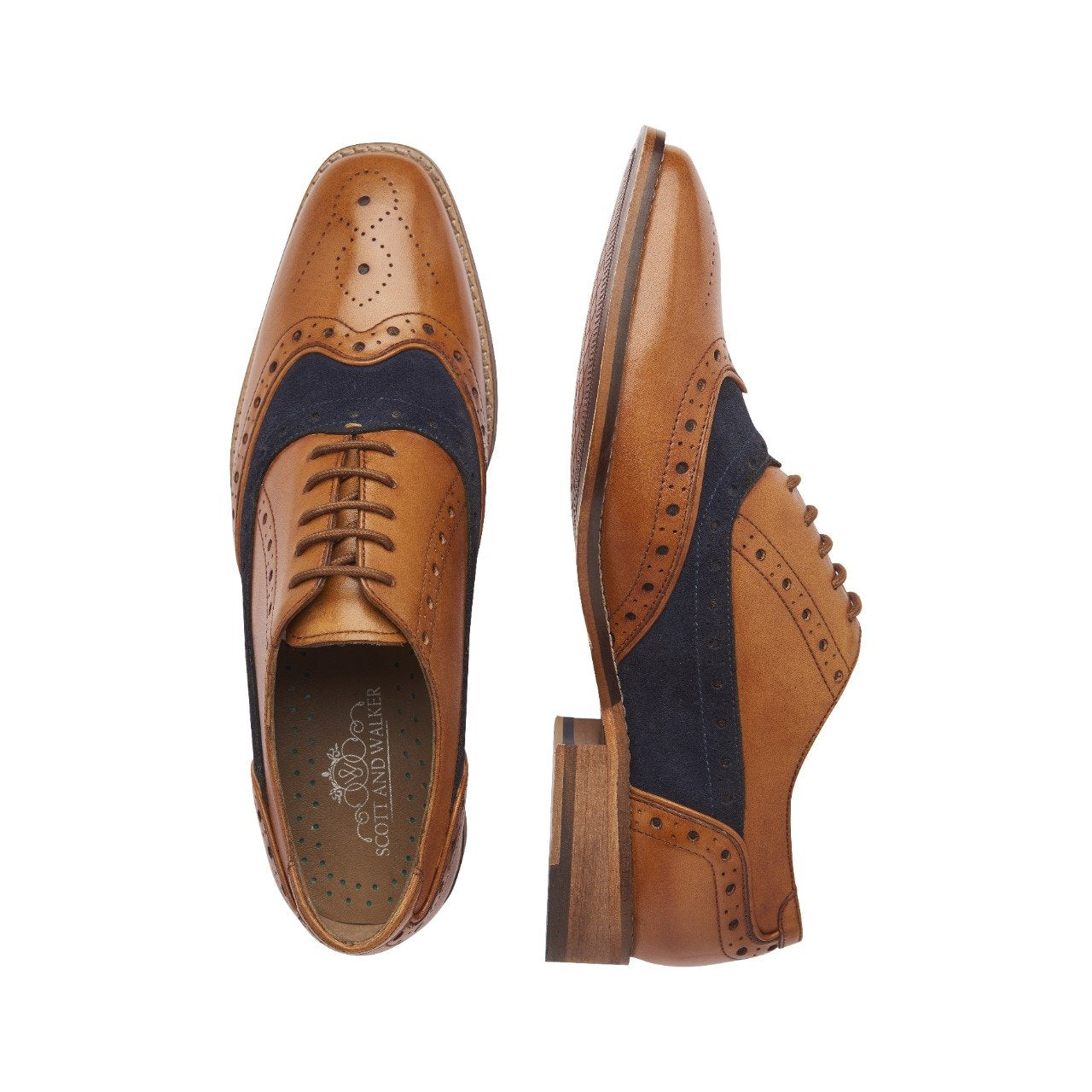 Men's Leather Jude Brogue Shoe