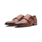 Men's Leather Harvey Double Monk Shoe